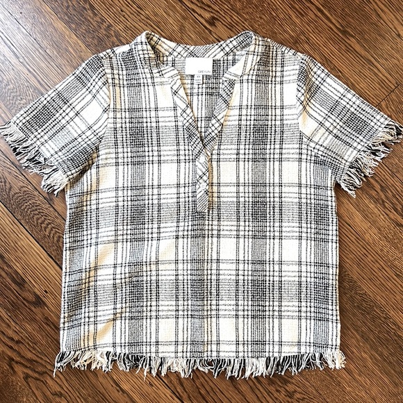 Anthropologie Greylin Textured Short Sleeve Top Size XS - Picture 11 of 16